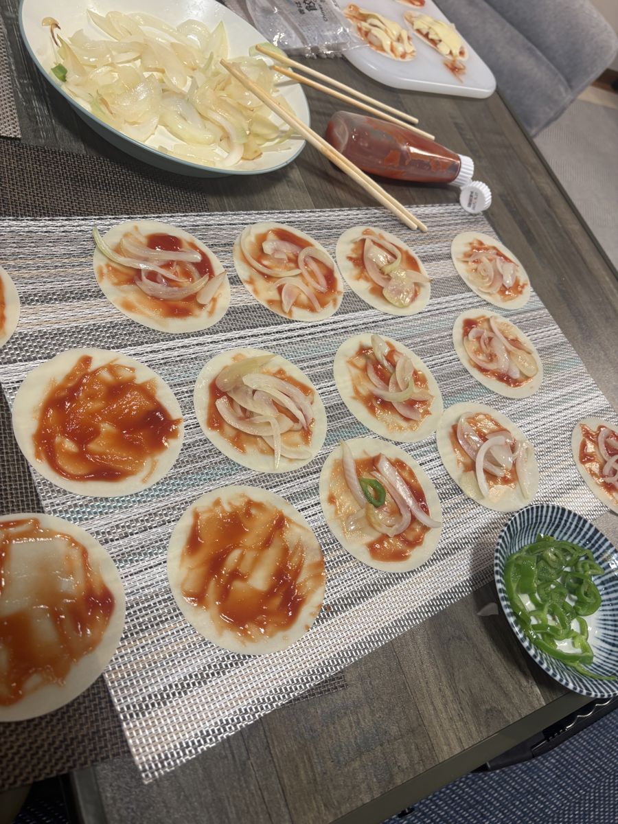 手作りピザ